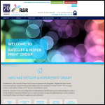 Screen shot of the Ratcliff & Roper (Healthprint) Ltd website.