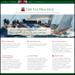 Screen shot of the The Tax Practice website.