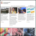 Screen shot of the Commonwealth Arts & Cultural Foundation website.