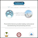 Screen shot of the Pharmalink Ltd website.