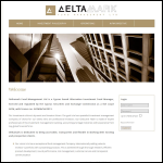 Screen shot of the Deltamark Ltd website.