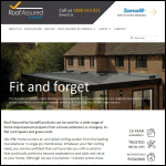 Screen shot of the Sarnafil Roof Assured Ltd website.