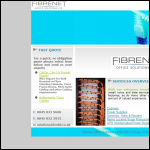Screen shot of the Fibrenet Solutions Ltd website.