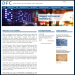 Screen shot of the Dfc - Group Ltd website.