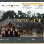 Screen shot of the Davis Langdon Services website.