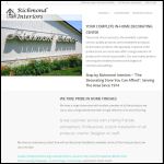 Screen shot of the Interiors of Richmond Ltd website.