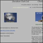 Screen shot of the Davidson Clark Ltd website.