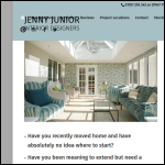 Screen shot of the Jenny Junior Interiors website.