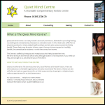 Screen shot of the The Quiet Mind Centre website.