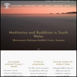 Screen shot of the Dharmavajra Kadampa Buddhist Centre website.