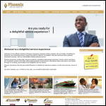 Screen shot of the Phoenix Estates Ltd website.
