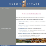 Screen shot of the Oxton Estate website.