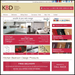 Screen shot of the Kitchen Bedroom Design website.