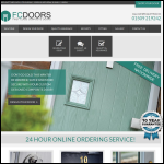 Screen shot of the Composite Doors Loughborough website.