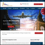 Screen shot of the UK Immigration Centre website.