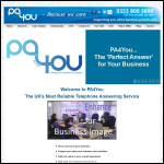 Screen shot of the PA4You Ltd website.