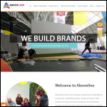 Screen shot of the Aboveline Ltd website.