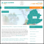 Screen shot of the Cleaning Services by Putney Local Cleaner website.