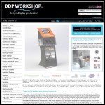 Screen shot of the Ddp Workshop Ltd website.