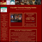 Screen shot of the The Claymills Pumping Engines Trust Ltd website.