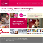 Screen shot of the M.N.C. Ltd website.