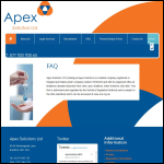 Screen shot of the Apex (Bradford) Ltd website.