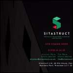 Screen shot of the Sitastruct Ltd website.