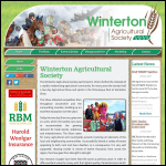 Screen shot of the Winterton Agricultural & Sports Society website.