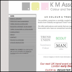 Screen shot of the M K Associates Ltd website.