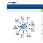 Screen shot of the Globetech Cellar Services Ltd website.