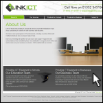 Screen shot of the Link-it Ltd website.