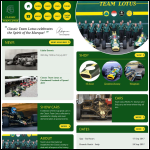 Screen shot of the Classic Team Lotus Ltd website.
