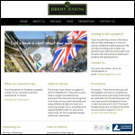 Screen shot of the Jeremy Holt Ltd website.