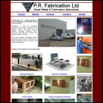 Screen shot of the The Fabrication Shop Ltd website.