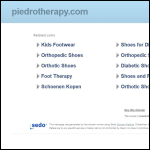 Screen shot of the Piedro (U.K.) Ltd website.
