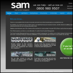 Screen shot of the Smart Accident Management Ltd website.