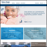 Screen shot of the Fisher & Paykel Healthcare Ltd website.