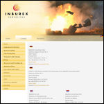 Screen shot of the Inburex (UK) Ltd website.