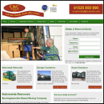 Screen shot of the C.S.C. Removals (U.K.) Ltd website.