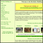 Screen shot of the Berkshire Buildings Ltd website.