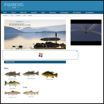 Screen shot of the Victory Fishing Ltd website.