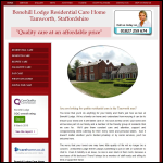 Screen shot of the Lodge Care Services Ltd website.