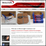 Screen shot of the Bickerstaffe Containers Ltd website.