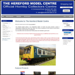 Screen shot of the Hereford Society of Model Engineers Ltd website.