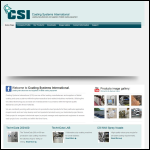 Screen shot of the Coating Systems (International) Ltd website.