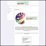 Screen shot of the Forrest Spicer Ltd website.
