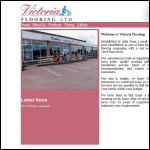Screen shot of the Victoria Flooring Ltd website.