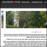 Screen shot of the Machines 4 Food Ltd website.