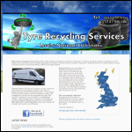 Screen shot of the Tyre Shred Disposal Ltd website.