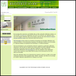 Screen shot of the Calibration & Repair Services Ltd website.